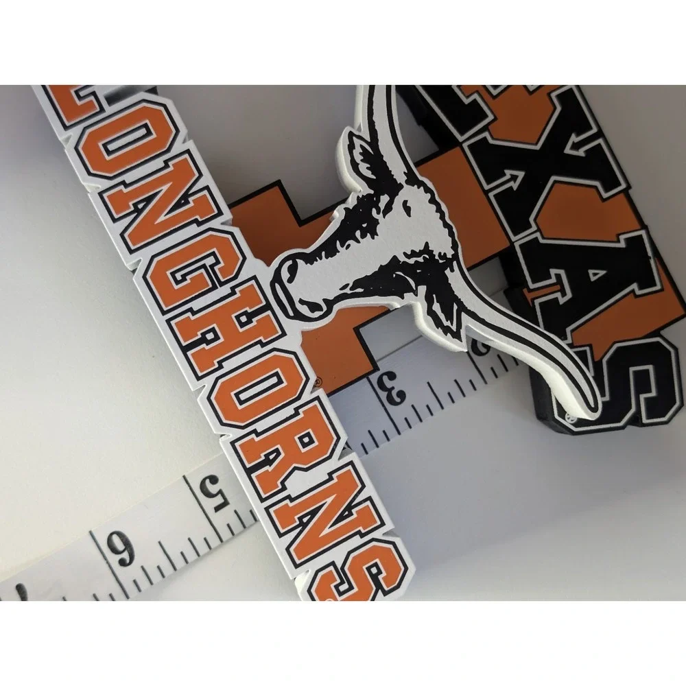 Vintage Texas Longhorns Desk Table Top Shelf Decor 2000